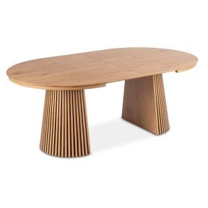 MASA EXTENSIBILA 120/200CM, ARTIM MEBLE, REALIZATA DIN MDF, CULOARE STEJAR, STIL MODERN - Img 7