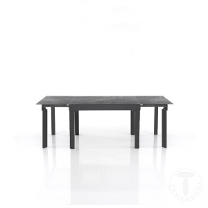 MASA EXTENSIBILA DIN CERAMICA 120/340CM, FANTIC, COD 4207, STIL MODERN, REALIZATA DIN METAL SI CERAMICA - Img 5