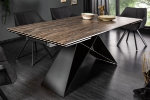MASA EXTENSIBILA DINING, 180/220/260CM, CERAMICA, STICLA SI METAL, ARTIM GROUP SELECTION