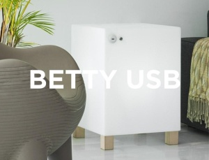 MASA EXTERIOR ILUMINATA BETTY USB STIL MODERN B2 - Img 2