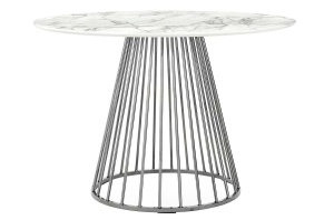 MASA LIVING DIN METAL SI MDF, GLAM MARBLE 110 STIL MODERN - Img 2