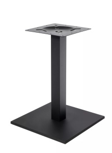 MASA PENTRU CAFENEA, 90x90 CM, STEJAR SONOMA/NEGRU, DIN PAL LAMINAT SI OTEL, ARTIM GROUP SELECTION - Img 4