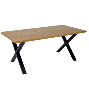 MASA STIL INDUSTRIAL 160CM , LOFT, COD 40870, DIN MDF SI METAL - Img 7