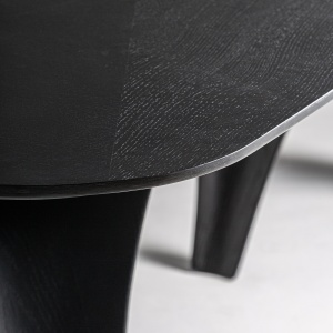MASA SUFRAGERIE DEOSEBITA, BILZEN 280CM, FURNIR/MDF SI FIBRA DE STICLA, NEGRU, ARTIM GROUP SELECTION - Img 3