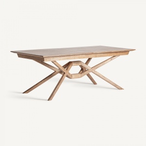 MASA SUFRAGERIE EXTENSIBILA, VREBOS 220CM, LEMN DE FRASIN SI MDF, NATUR, ARTIM GROUP SELECTION - Img 2