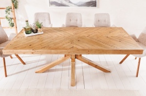 MASA SUFRAGERIE, MOZAIC 160CM, REALIZATA DIN LEMN DE PIN, NATUR, ARTIM GROUP COLLECTION