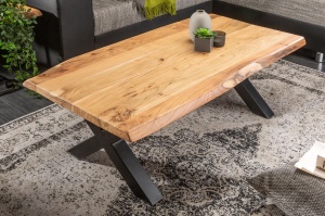 MASUTA DE CAFEA 110CM, MAMMUT, DIN LEMN MASIV DE SALCAM, STIL INDUSTRIAL - Img 6