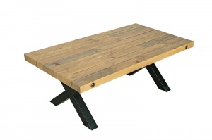 MASUTA DE CAFEA 110CM, THOR, COD 40455, DIN LEMN MASIV DE PIN NATURAL, STIL VINTAGE