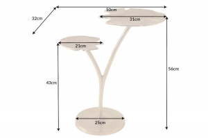 MASUTA DE CAFEA 56CM, GINKO, DIN METAL, COD 41787, DESIGN MODERN - Img 5