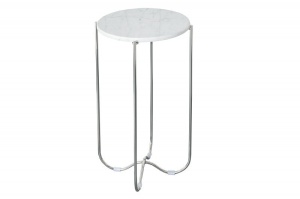 MASUTA DE CAFEA ALB/ARGINTIU NOBLE 38013 - DESIGN MODERN - Img 5