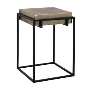 MASUTA DE CAFEA CALLOWAY AURIU SAMPANIE, 825035, CONFECTIONATA DIN ALUMINIU SI FIER, STIL MODERN