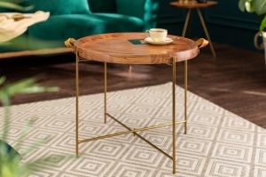 MASUTA DE CAFEA DIN LEMN MASIV MONSOON 39510 STIL VINTAGE