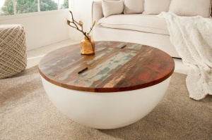 MASUTA DE CAFEA JAKARTA 39180 DIN LEMN RECICLAT STIL SHABBY CHIC