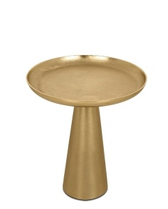 MASUTA DE CAFEA PLATEAU 45 GOLD, CONFECTIONATA DIN ALUMINIU, STIL MODERN - Img 2