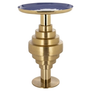 MASUTA DE CAFEA RENAO GOLD 40Ø, 825273, CONFECTIONATA DIN METAL, STIL MODERN