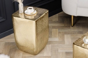 MASUTA DE CAFEA, UNIT 45CM, METAL DE CULOARE AURIE, COD 42733 - Img 2