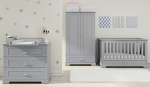 MASUTA PENTRU SCHIMBARE BEBELUS INES GRI DESIGN CLASIC BA - Img 4