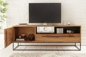 MASUTA TV 165CM, STRAIGHT COD 40296, LEMN MASIV DE SALCAM - Img 4