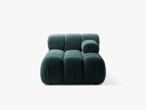 MODUL SEZLONG COLTAR BELLIS, PE DREAPTA, BENZINA, CU TAPITERIE DIN TEXTIL BOUCLE ROLF, MICADONI