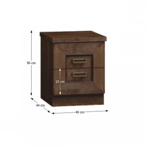 NOPTIERA DIN LEMN DE STEJAR TEDY TIPUL T16 STIL MODERN TK - Img 3