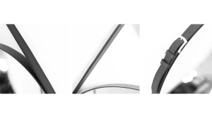 OGLINDA BAIE REA LOFT TPJ-60B, 60CM, NEGRU, DIN STICLA SI METAL, CALITATE SUPERIOARA - Img 4