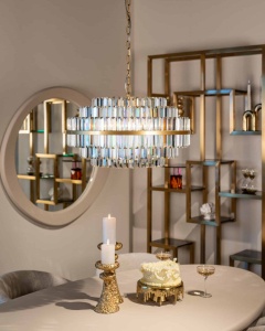 OGLINDA CLAYTON, BEJ, 212643, CONFECTIONATA DIN MDF SI OGLINDA, RICHMOND INTERIORS