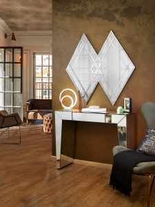 OGLINDA DECORATIVA 110CM, VEGA, 888055LT, DESIGN MODERN, SCHULLER