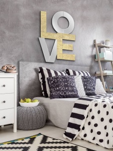 OGLINDA DECORATIVA LOVE 490633 DESIGN MODERN SCHULLER