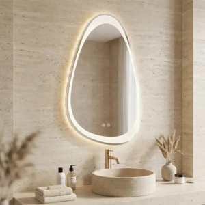 OGLINDA PENTRU BAIE, CU LED ART 90x50 cm, CALITATE SUPERIOARA