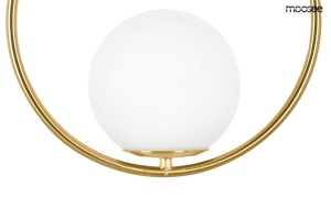 PENDUL AURELIA 25 GOLD, CONFECTIONAT DIN STICLA SI METAL, STIL MODERN - Img 2