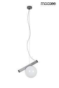 PENDUL BALANCE GRAFIT, REALIZAT DIN STICLA SI METAL, STIL MODERN