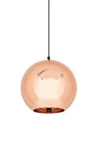 PENDUL BOLLA 20, AURIU ROSE, DIN STICLA METALIZATA, STIL MODERN, B2