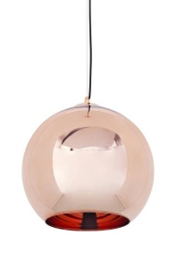 PENDUL BOLLA 35, CUPRU, DIN STICLA METALIZATA, STIL MODERN, B2