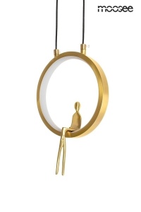 PENDUL BOY CIRCLE GOLD, CONFECTIONAT DIN METAL, STIL MODERN