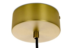 PENDUL CHAPLIN 360, ALAMA/TRANSPARENT, CONFECTIONAT DIN METAL SI STICLA, STIL MODERN - Img 5