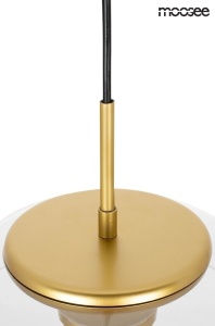 PENDUL EDEN AURIU CONFECTIONAT DIN STICLA SI METAL, STIL MODERN - Img 3