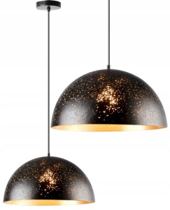PENDUL EDISON OPENWORK APP232-1CP, 22x30 cm, NEGRU SI AURIU, DIN METAL, STIL MODERN, TU
