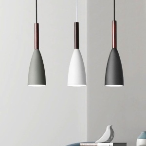 PENDUL LETIZ GRAY, 26x10/100 cm, GRI, DIN ALUMINIU DE INALTA CALITATE, STIL MODERN, TU - Img 5