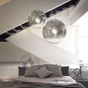 PENDUL MAPA FADE SP1 D30, CROM, DIN STICLA, STIL MODERN - Img 2
