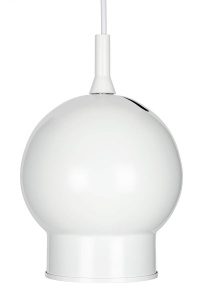 PENDUL OJO LONG, ALB, DIN METAL, STIL MODERN - Img 2