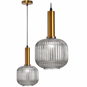 PENDUL TRANSPARENT APP460-1CP, 20.5X18.5 cm, TRANSPARENT, DIN STICLA SI METAL, STIL MODERN, TU