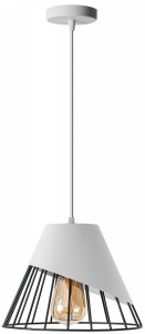 PENDUL WHITE APP228-1CP, 26X22 cm, ALB, DIN METAL, STIL MODERN, TU - Img 2
