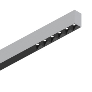 PLAFONIERA FLUO ACCENT 1200 3000K ALUMINUM IDEAL LUX