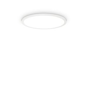 PLAFONIERA FLY SLIM PL D45, ALB, DIN ALUMINIU, STIL MODERN