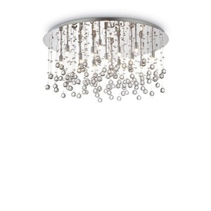 PLAFONIERA MOONLIGHT PL15, CROM, DIN METAL, STIL MODERN