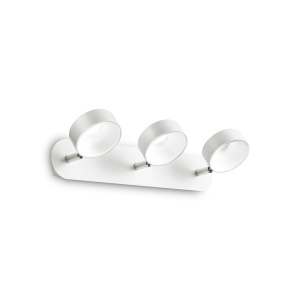 PLAFONIERA OBY PL3, ALB, DIN METAL, STIL MODERN