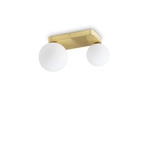 PLAFONIERA PENTA PL2, AURIU, DIN METAL, STIL MODERN