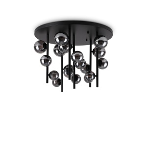 PLAFONIERA PERLAGE PL18, FUMURIU, DIN METAL, STIL MODERN