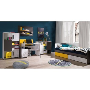 RAFT MATEL B9, GALBEN, DIN DTD LAMINAT, STIL MODERN, TK - Img 4
