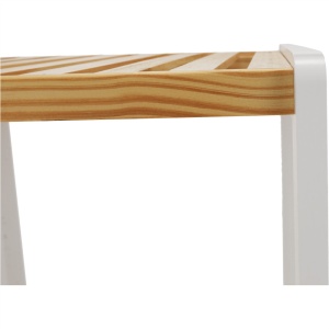 RAFT POLIVALENT TRIGO TYPE 2, ALB/NATURAL, DIN MDF SI LEMN MASIV, STIL MODERN, TK - Img 7